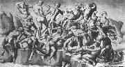 Michelangelo Buonarroti Battle of Cascina oil painting reproduction